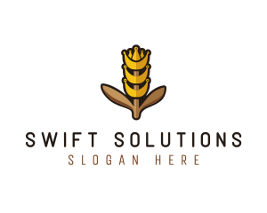 Grain Wheat Farm logo design