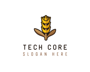 Grain Wheat Farm logo design