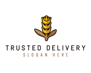 Grain Wheat Farm logo design