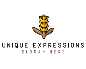 Grain Wheat Farm logo design