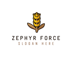 Grain Wheat Farm logo design