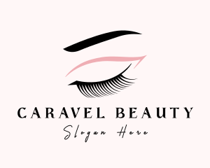 Eyelash Beauty Makeup logo design