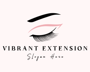 Eyelash Beauty Makeup logo design