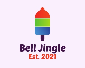 Ice Popsicle Counter Bell logo design