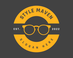 Cool Sunglasses Emblem logo design