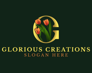 Floral Boutique Letter G logo design