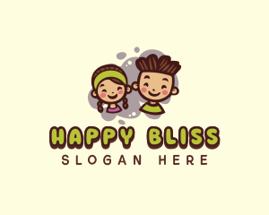 Happy Kids Preschool logo design