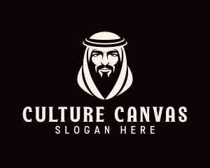 Cultural Bedouin Man logo