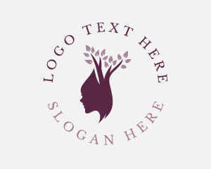 Organic Female Tree logo