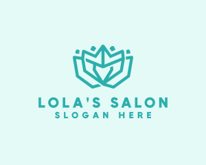 Lotus Flower Salon logo design