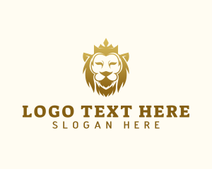 Luxury Crown Lion logo