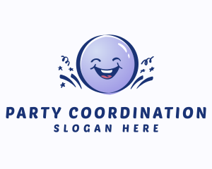 Cute Happy Balloon logo design