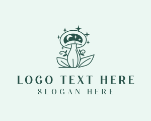 Herbal Fungus Mushroom logo