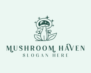 Herbal Fungus Mushroom logo