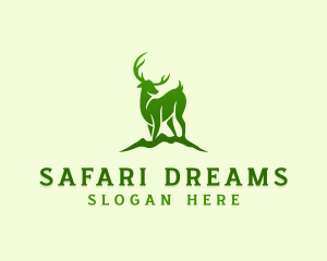 Wild Deer Safari logo design