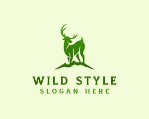 Wild Deer Safari logo design