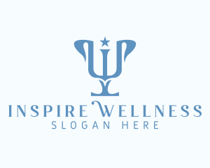 Wellness Psychiatry Counseling logo design