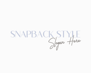 Fashion Style Business logo design