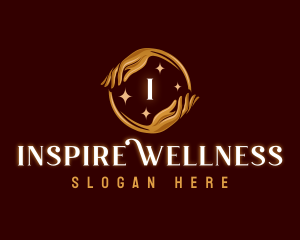 Hand Massage Wellness logo design