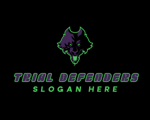 Dark Wild Wolf logo design