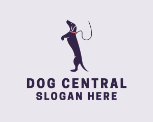 Dog Leash Playful logo design