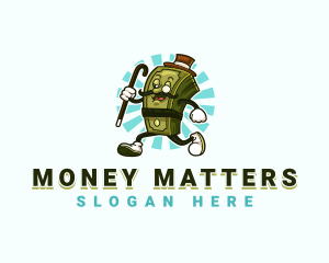 Dollar Money Gentleman logo design