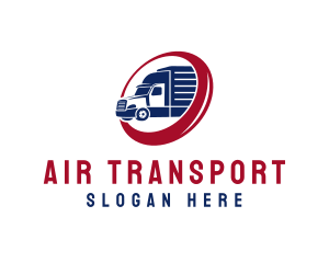 Delivery Truck Transportation Vehicle logo design