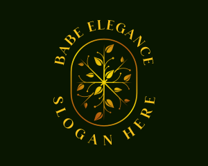 Luxury Leaf Garden logo design