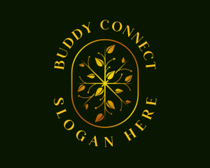 Luxury Leaf Garden logo design