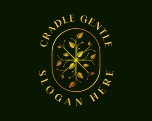 Luxury Leaf Garden logo design