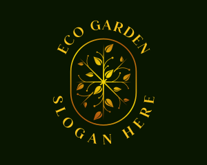 Luxury Leaf Garden logo design