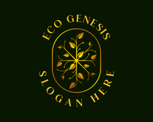 Luxury Leaf Garden logo design