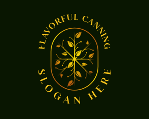 Luxury Leaf Garden logo design