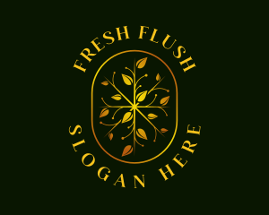 Luxury Leaf Garden logo design