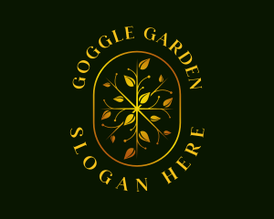 Luxury Leaf Garden logo design