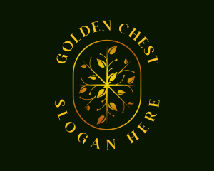 Luxury Leaf Garden logo design