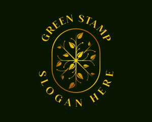 Luxury Leaf Garden logo design