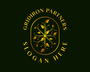 Luxury Leaf Garden logo design