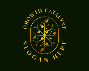 Luxury Leaf Garden logo design