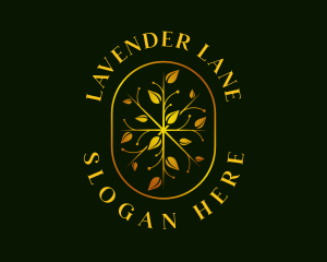 Luxury Leaf Garden logo design