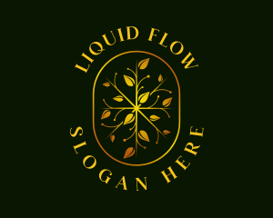 Luxury Leaf Garden logo design