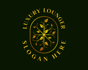 Luxury Leaf Garden logo design