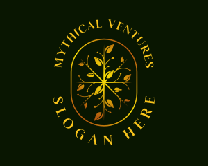 Luxury Leaf Garden logo design