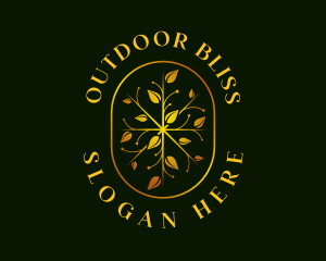 Luxury Leaf Garden logo design