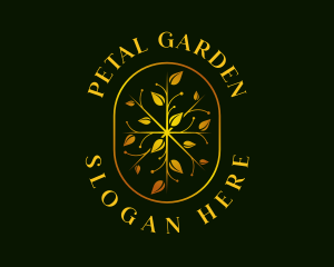 Luxury Leaf Garden logo design