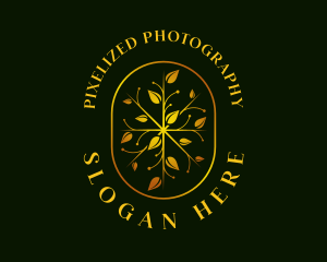 Luxury Leaf Garden logo design