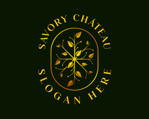 Luxury Leaf Garden logo design