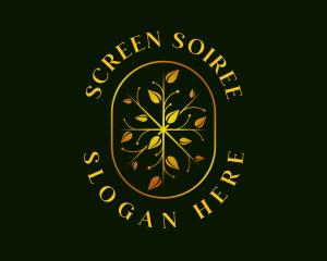 Luxury Leaf Garden logo design