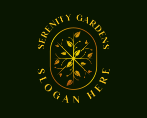 Luxury Leaf Garden logo design