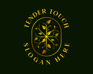 Luxury Leaf Garden logo design